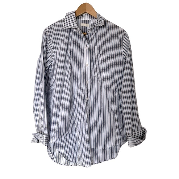 H&M Striped Shirt w Front Button Down Detail - Picture 1 of 10